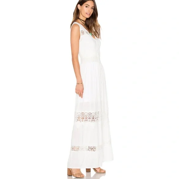 jersey maxi dresses Leafy Green Jersey Maxi Dress S/M – OMNIA